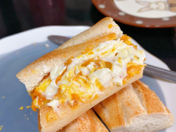 红薯鸡蛋奶酪法棍