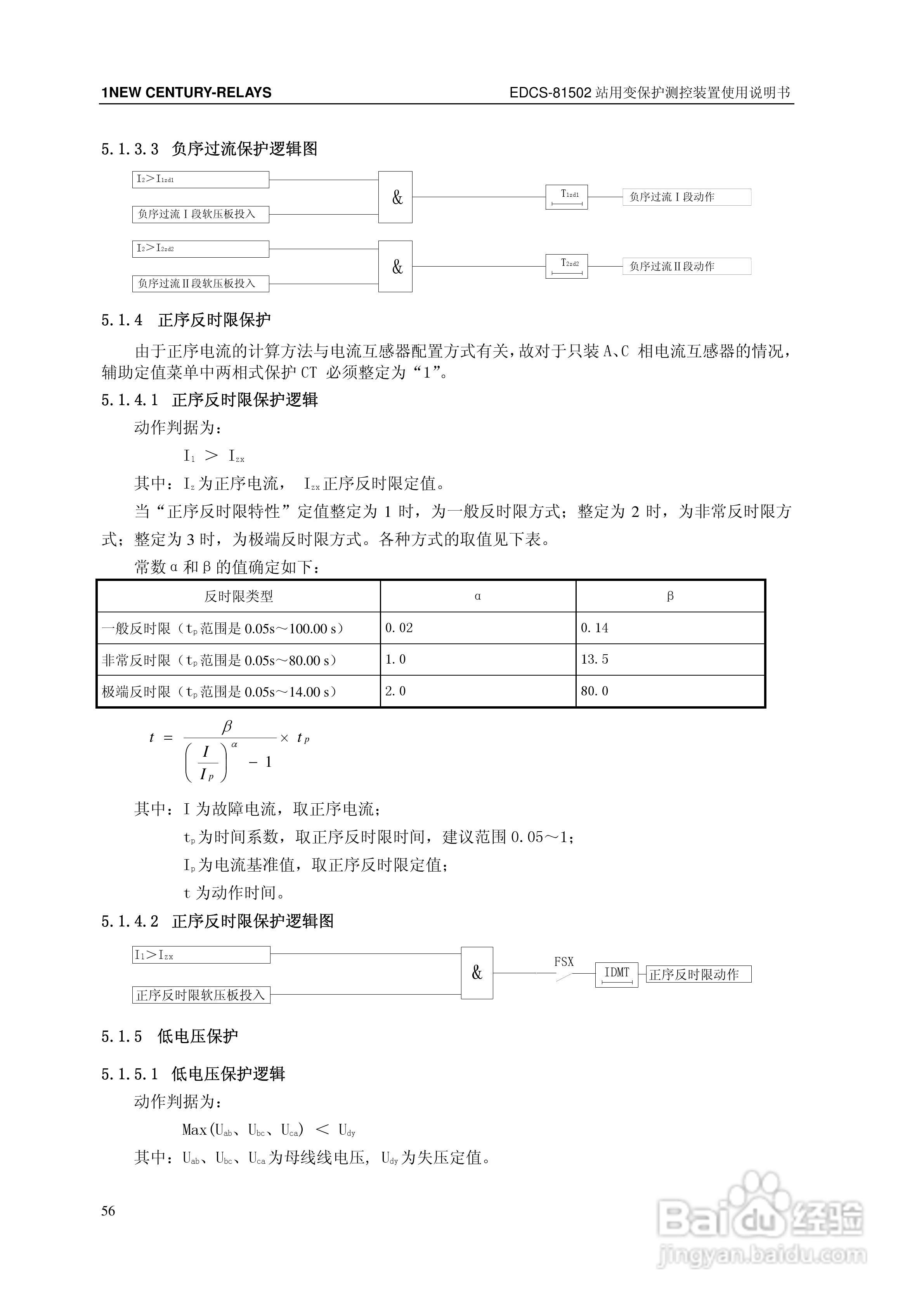 新世纪EDCS-81503站用变保护测控装置说明书:[7]