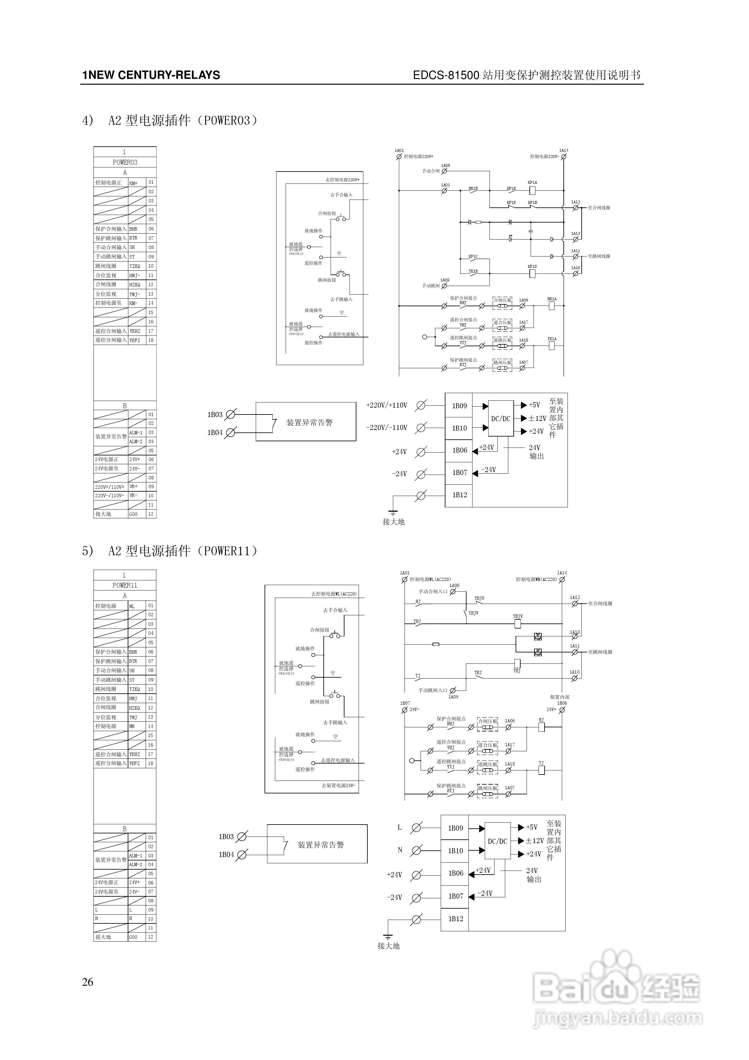新世纪EDCS-81503站用变保护测控装置说明书:[4]