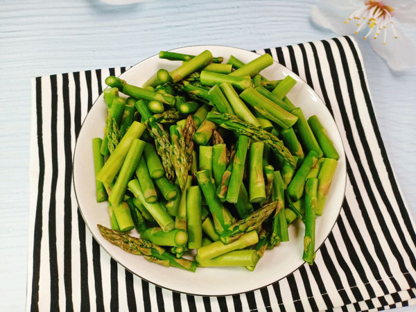 黑椒芦笋口蘑炒虾仁