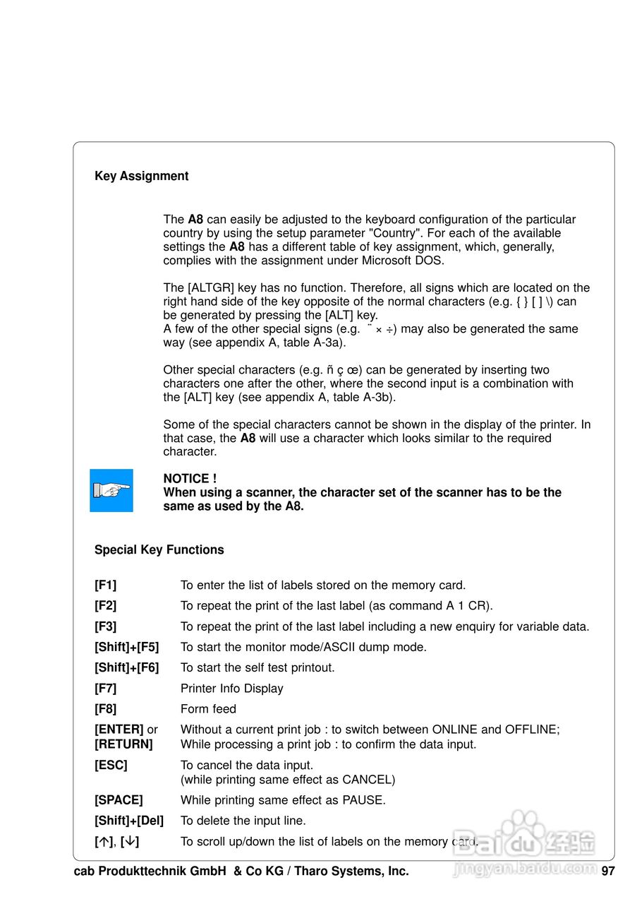 cab A8200打印机使用说明书:[10]