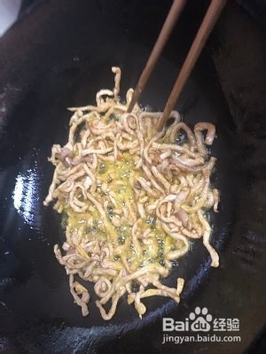 美味的青椒炒肉