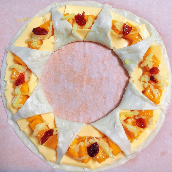 芒果手抓饼披萨