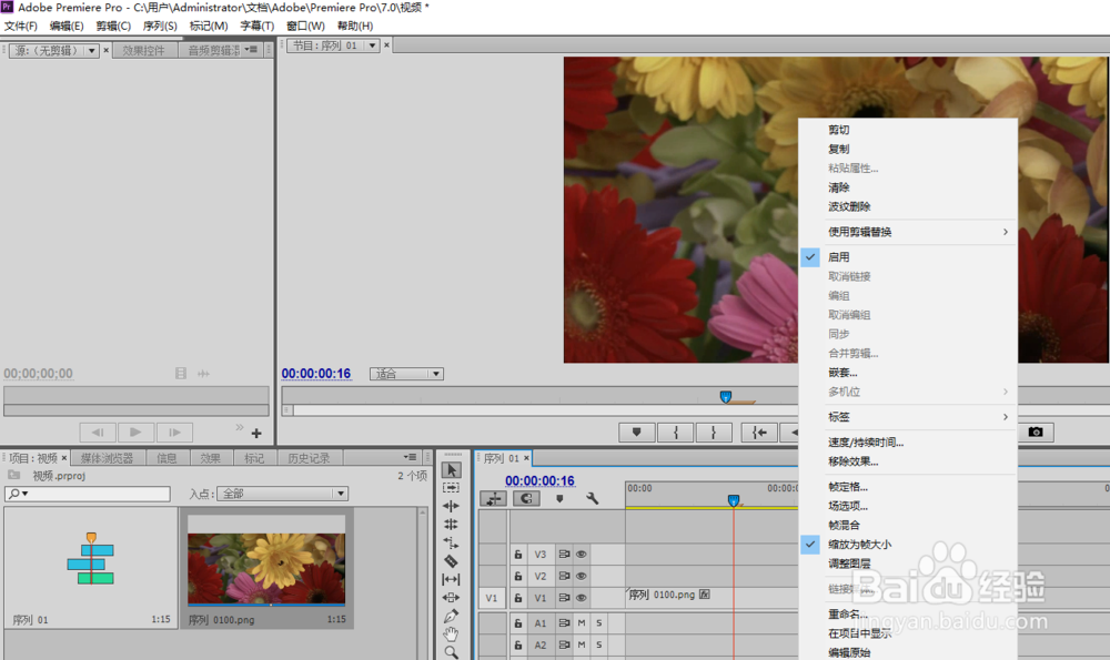 Adobe_Premiere_Pro_CC导入序列图像