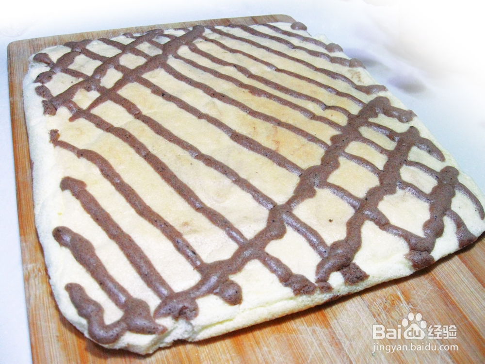 有那么一点小清新——线条蛋糕