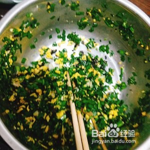养生食补韭菜鸡蛋虾仁水饺