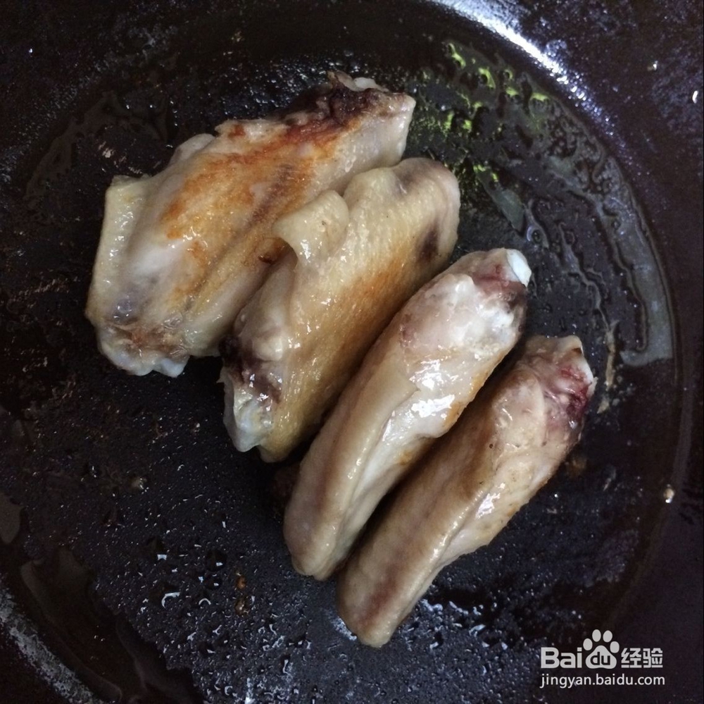无油煎鸡翅的做法