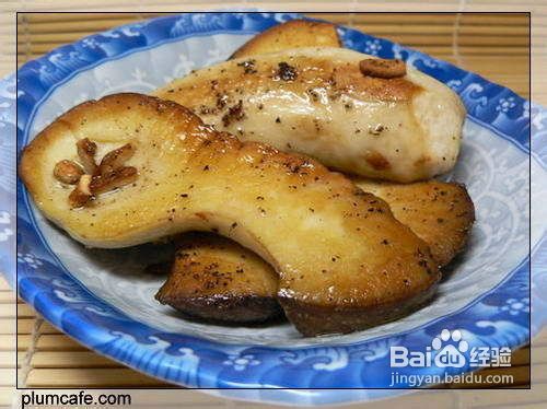 煎鸡腿菇的做法