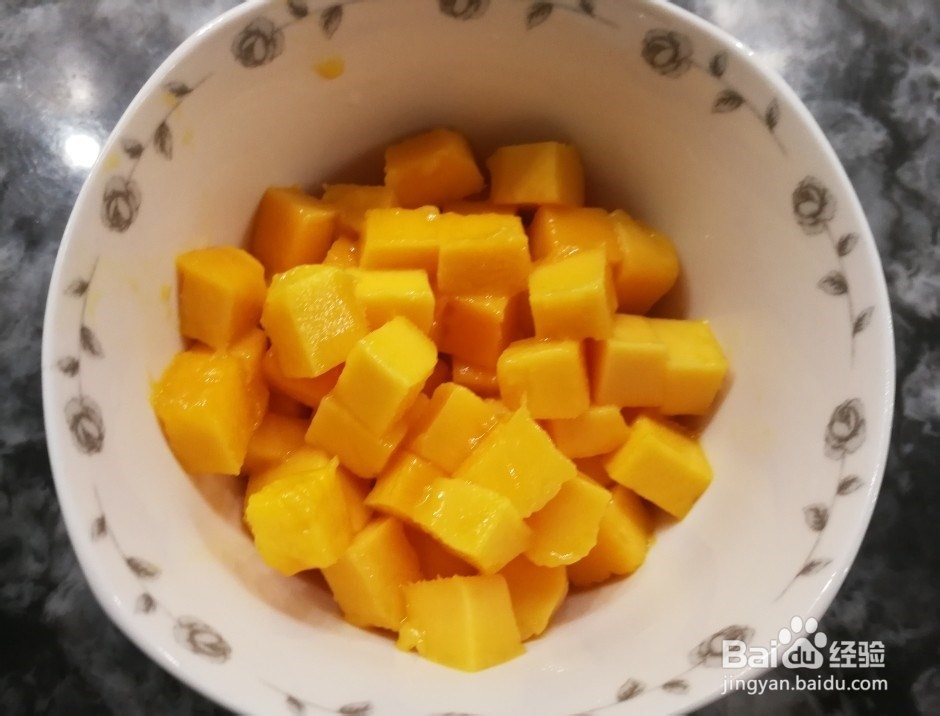 芒果西米露的做法