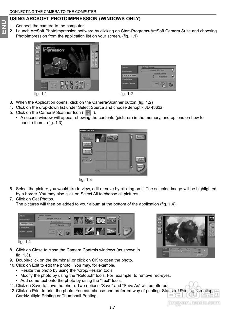 JENOPTIK JD 4363z数码相机说明书:[6]