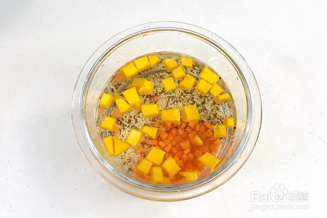 藜麦南瓜小米粥的做法