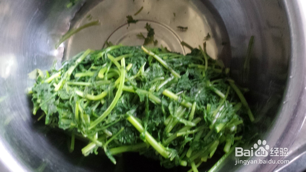 家常小菜：[9]青炒茼蒿