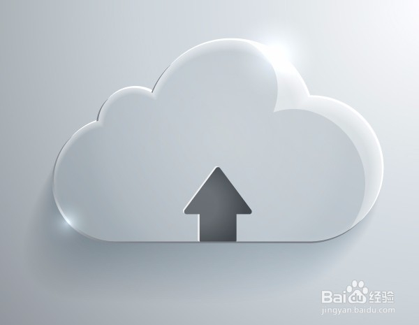 用Ai画玻璃质感云图标