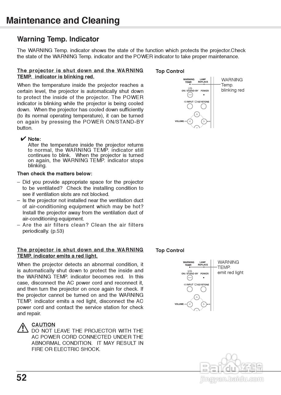 三洋 PLC-XU75投影机说明书:[6]