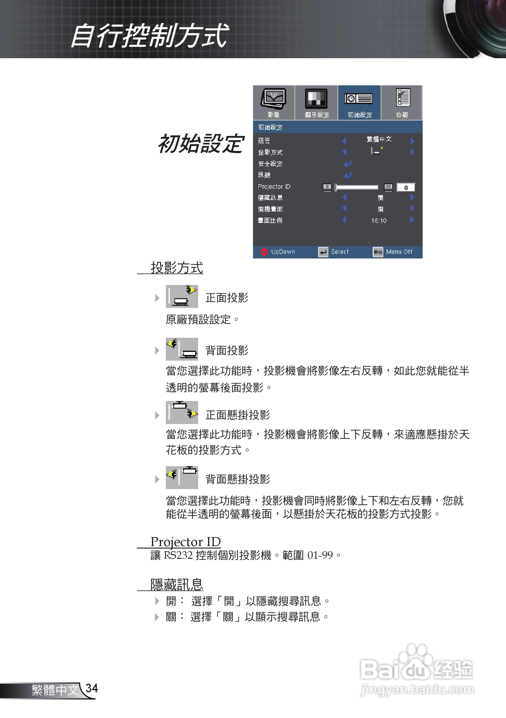 奥图码 EW628投影机说明书:[4]