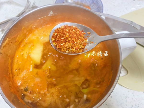 韩式肥牛泡菜豆腐汤
