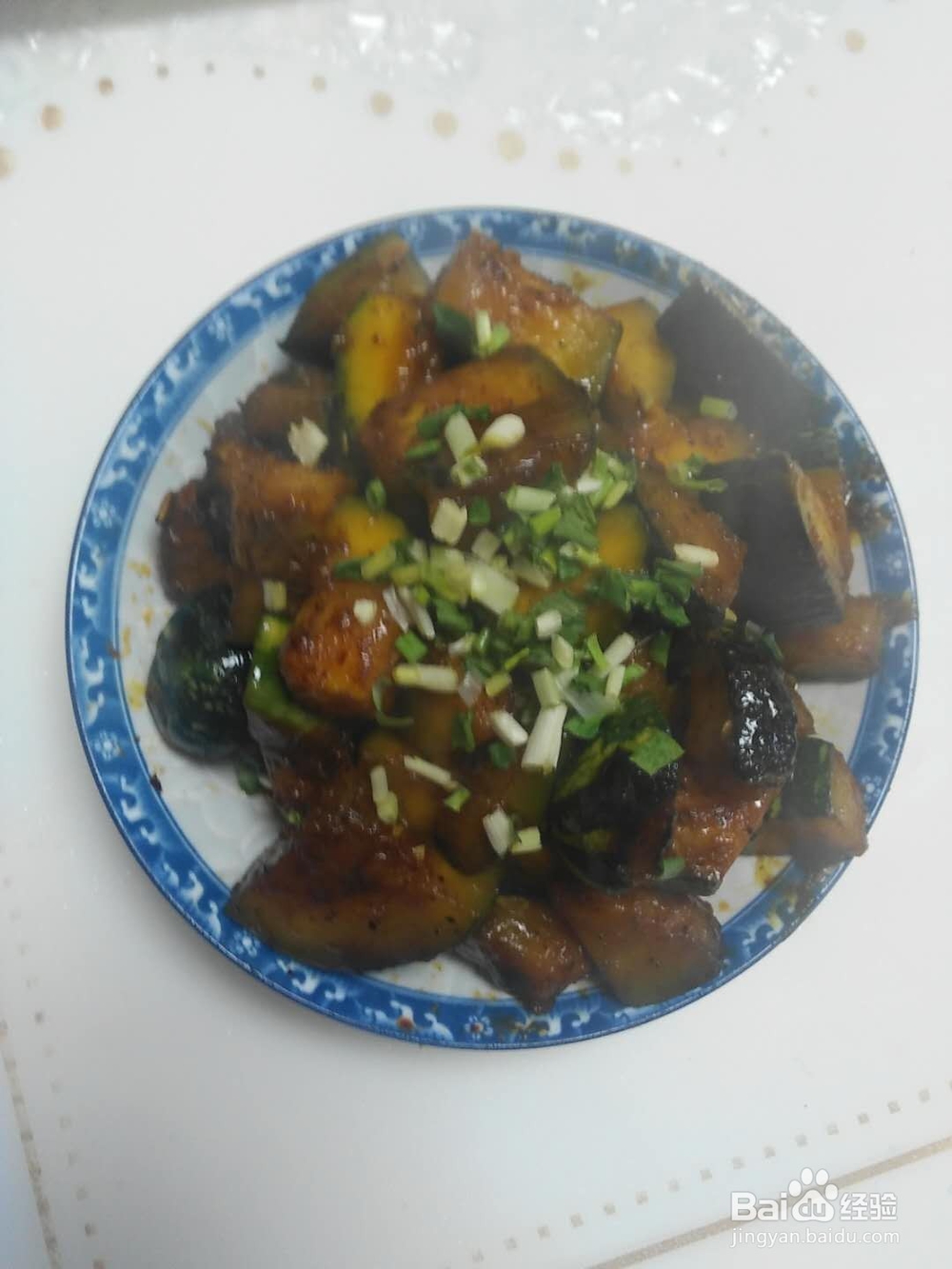 烹煮麻辣嫩南瓜