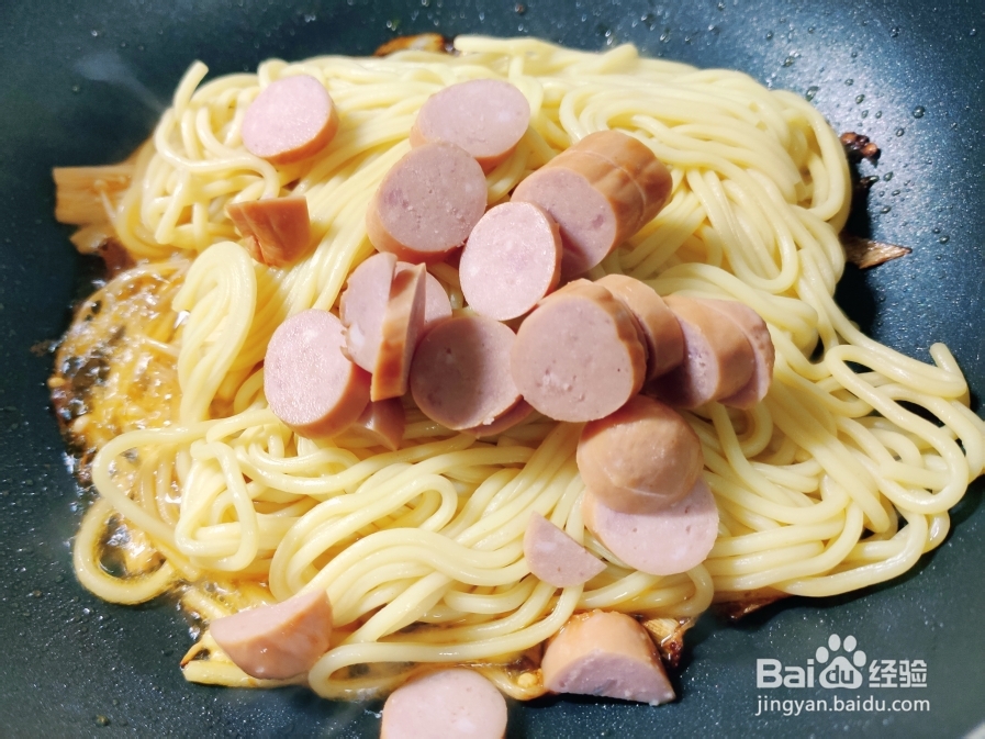 不可思议的金针菇炒面