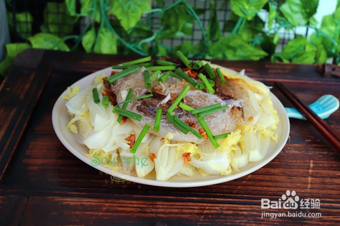 大白菜蒸粉丝怎么做