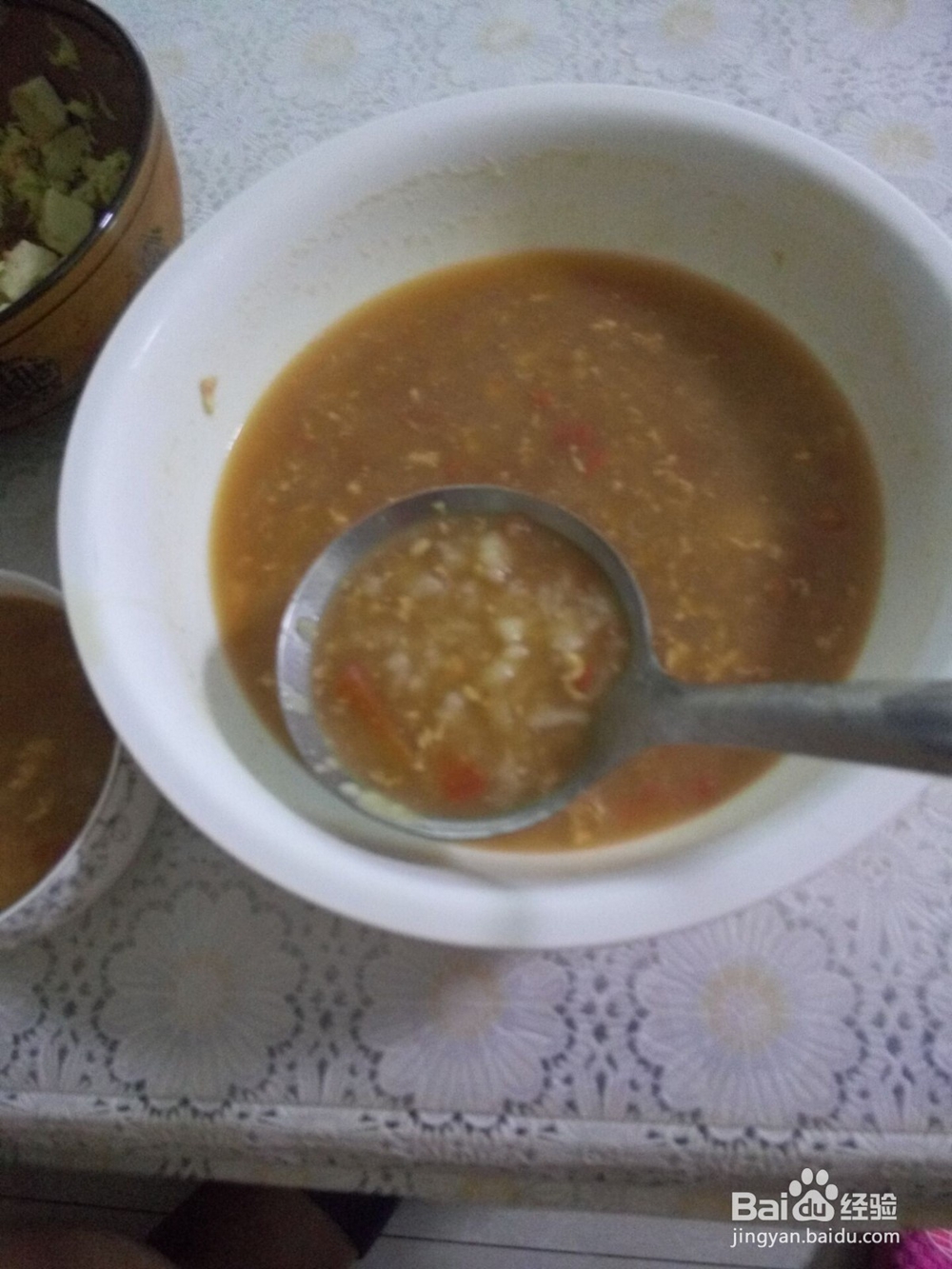 教你如何做非常简单的西红柿鸡蛋疙瘩汤