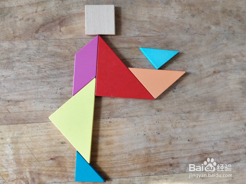 酒店服务员用七巧板怎么拼？（拼法5）