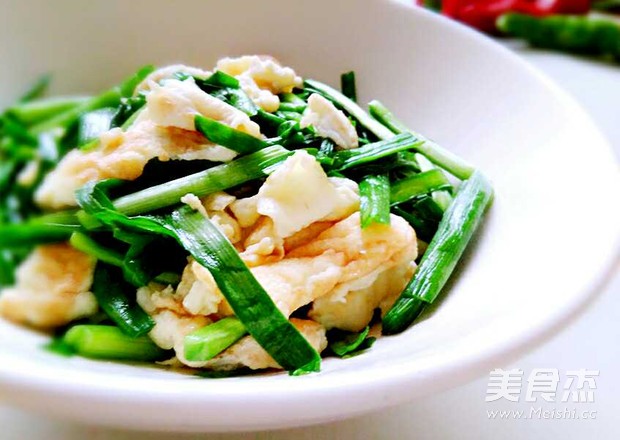 韭菜炒鸡蛋的做法