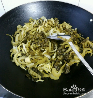 如何做酸菜炒肉丝