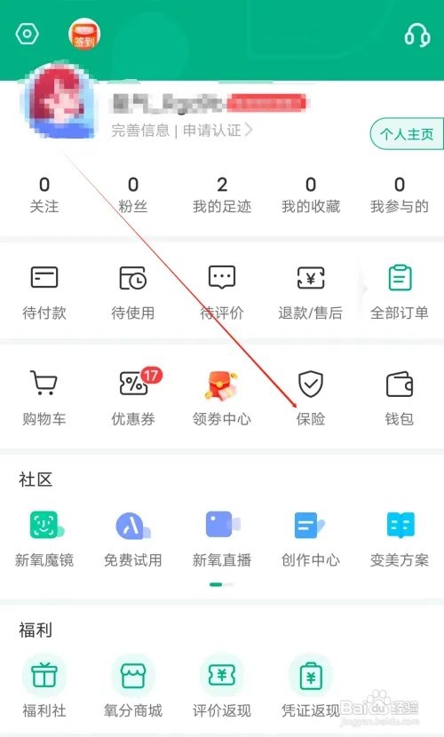 更美怎样查看保险