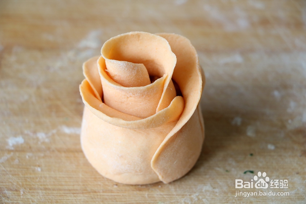 玫瑰花饺子 情人节饺子