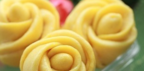 黄玫瑰馒头的做法