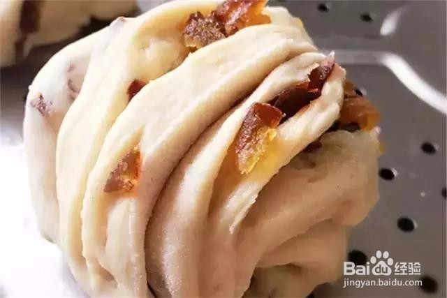 红糖蜜枣花卷的做法