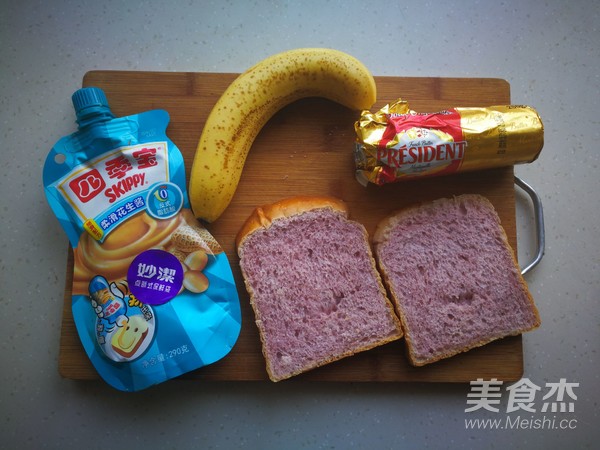 吐司香蕉三明治