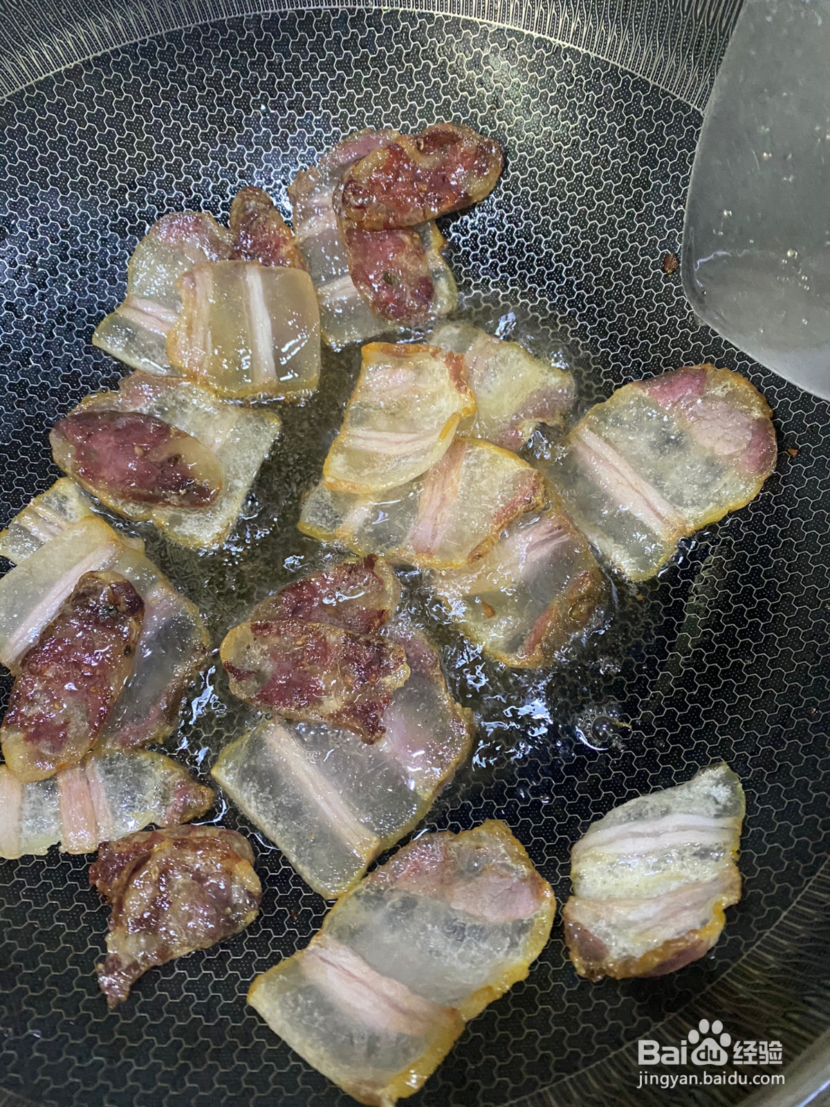 腊肉炒大蒜的做法