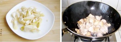 竹笋烧鸡块的做法