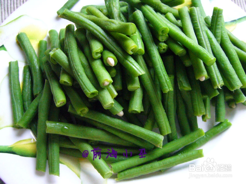 海边夏日家常小炒--鱿鱼炒豆角