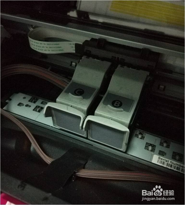 佳能MP288连供黄色不出墨的墨盒清洗解决方法
