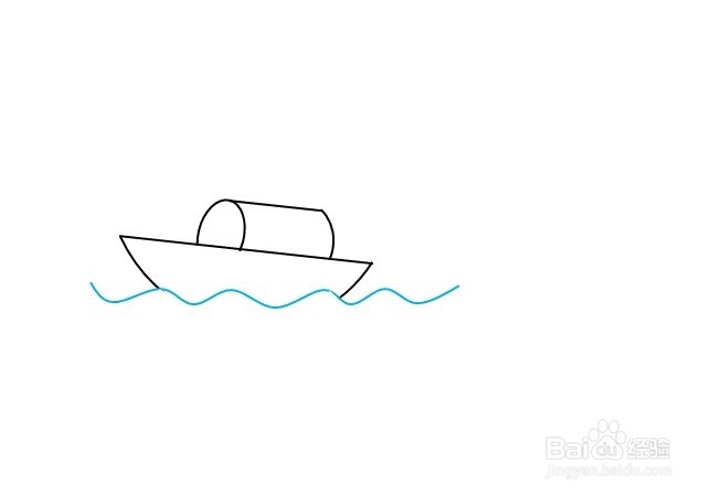 怎么简单画小船？