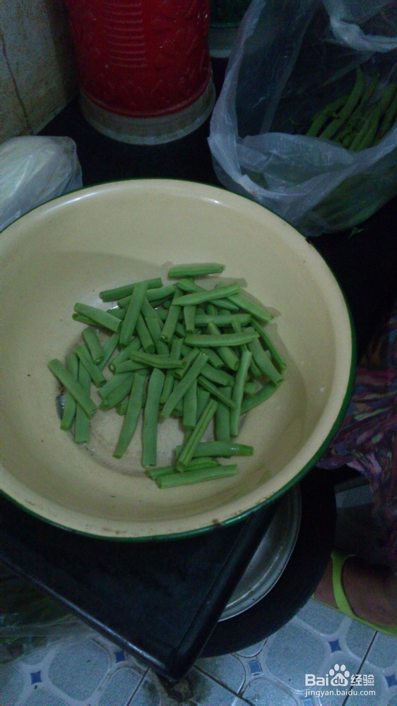 简单红烧四季豆的做法