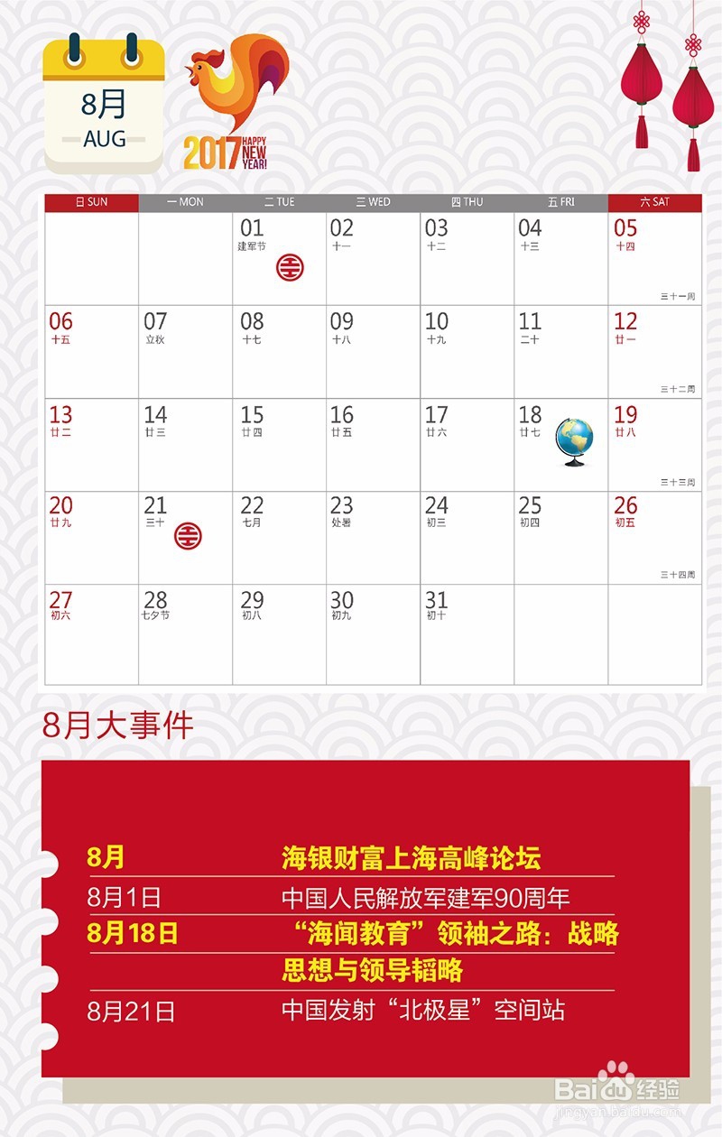 海银财富2017财经日历（全年篇总结分享）