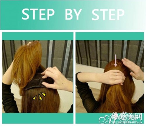 蓬蓬头扎发DIY 有效改变脸型比例