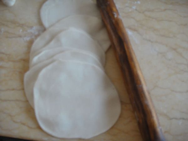 榨菜笋丁鲜肉饼