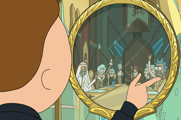 《Rick and Morty》第四季第四集中为什么那只猫会讲话Rick在他脑袋里看到了什么