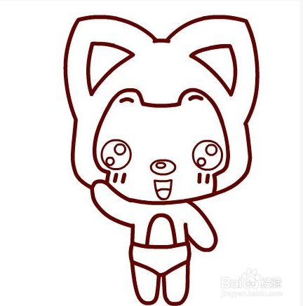 教大家如何画简易阿狸
