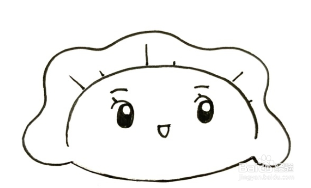 饺子简笔画教程