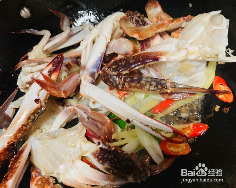 孩子爱吃的香辣梭子蟹
