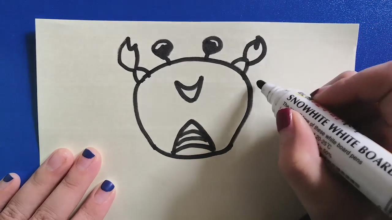 螃蟹应该怎样画?
