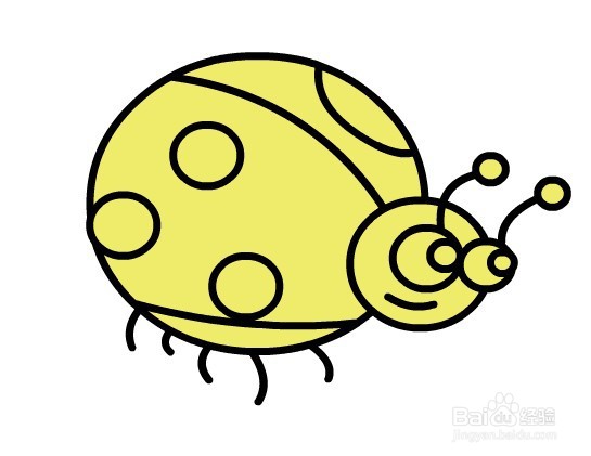 flash绘制一只Q版的瓢虫