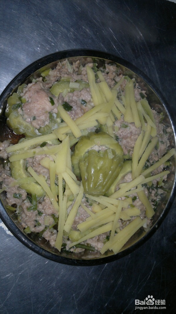 蒸酿苦瓜的制作方法