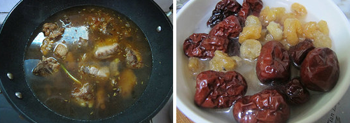 冬季御寒养生菜:红枣桂圆烧排骨