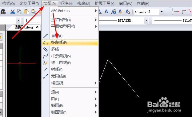 CAD中多段线如何变成曲线？
